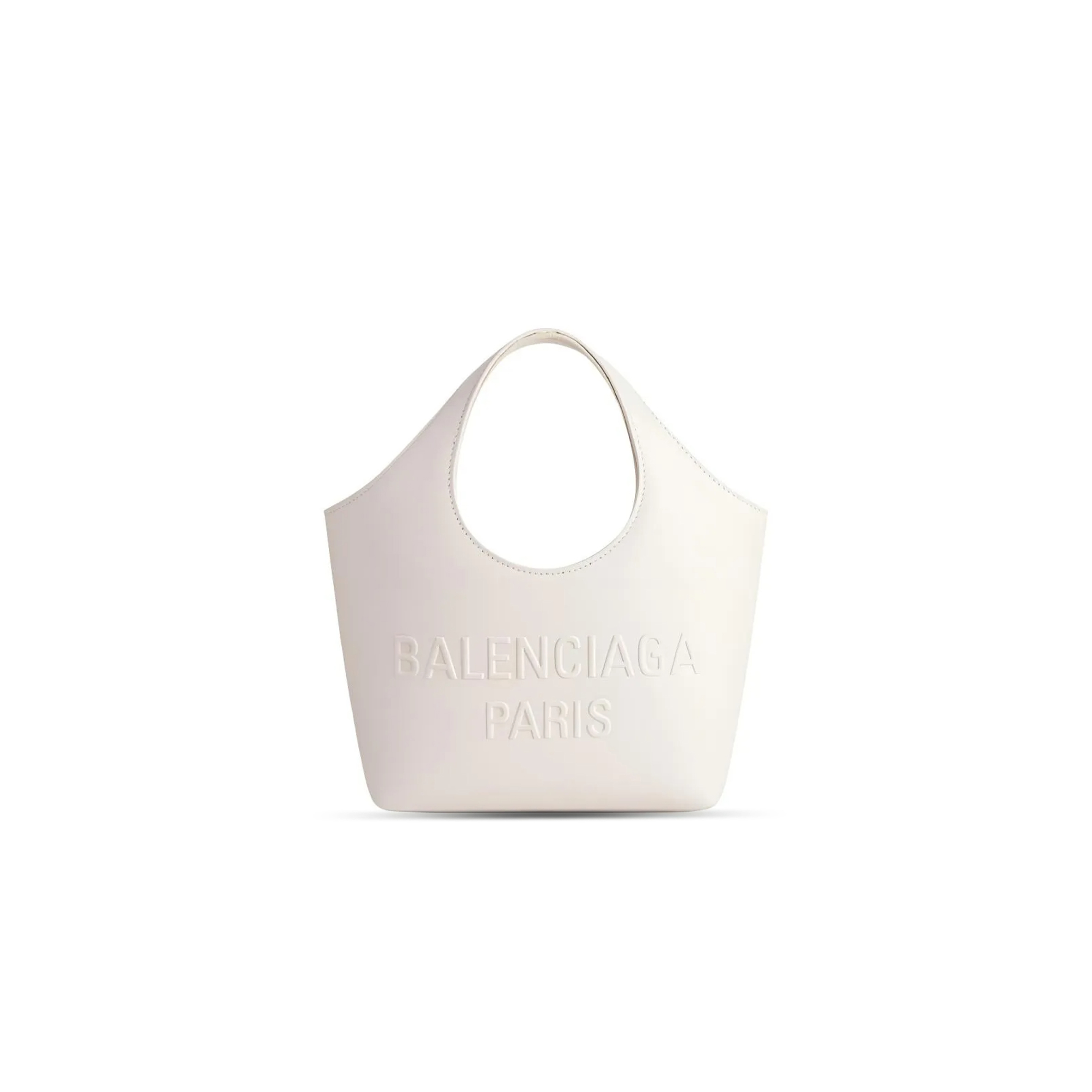 BALENCIAGA WOMEN'S MARY-KATE TOTE BAG SMALL IN WHITE 7470362AAOS9914 (23.9*23.9*10.9cm)